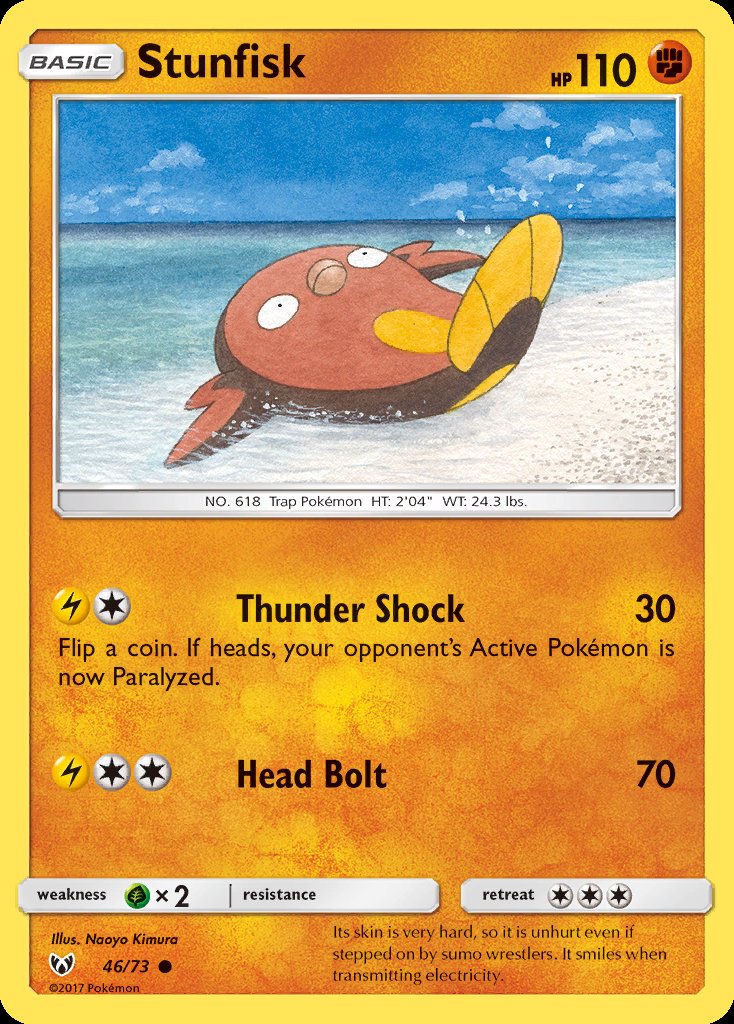 Stunfisk - Shining Legends (Common) [SLG-46] Image principale du produit