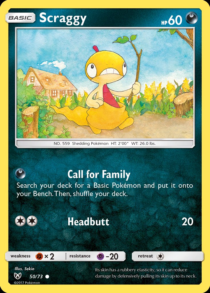 Scraggy - Shining Legends (Common) [SLG-50] Image principale du produit