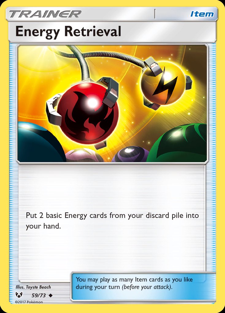Energy Retrieval - Shining Legends (Uncommon) [SLG-59] Image principale du produit