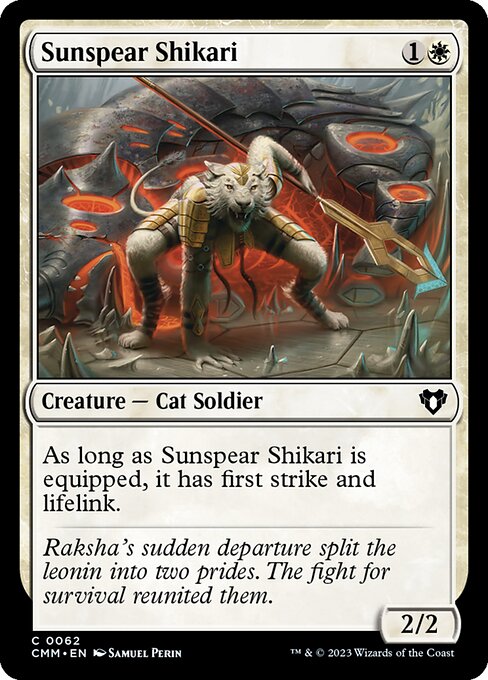 Sunspear Shikari – Commander Masters (CMM-62) Magic: The Gathering card Immagine principale del prodotto