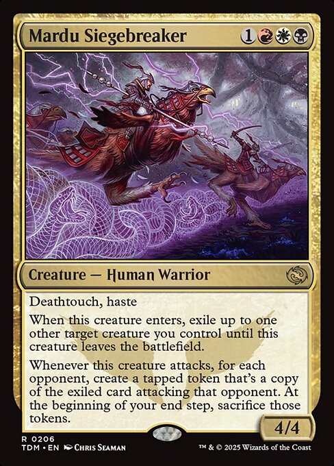 Mardu Siegebreaker – Tarkir: Dragonstorm (TDM-206) Magic: The Gathering card | LC-REM-20260804-15401874555212-3044b232-edf4-4000-9273-cc4653ad653a