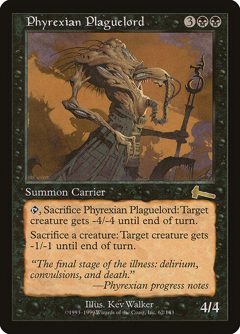 Phyrexian Plaguelord – Urza's Legacy (ULG-62) Magic: The Gathering card Hauptbild