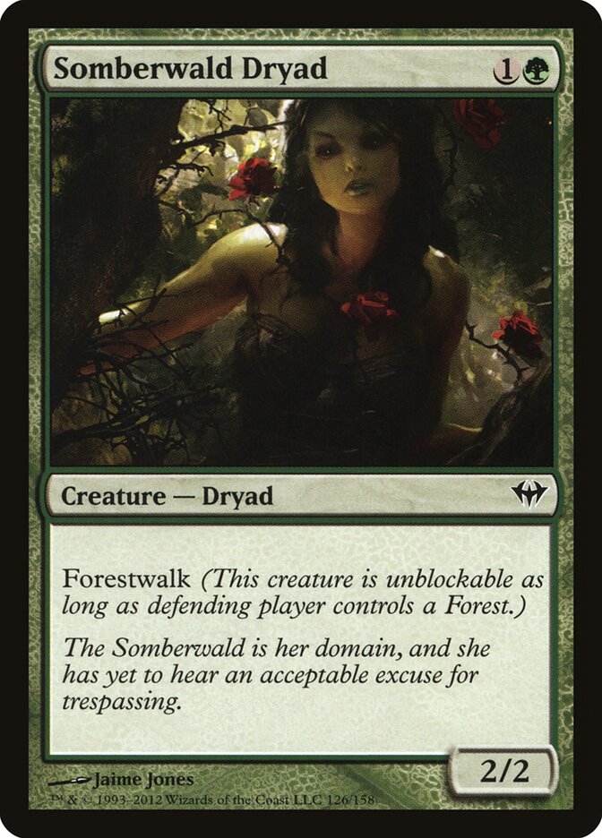 Somberwald Dryad - Dark Ascension (Common) [DKA-126]