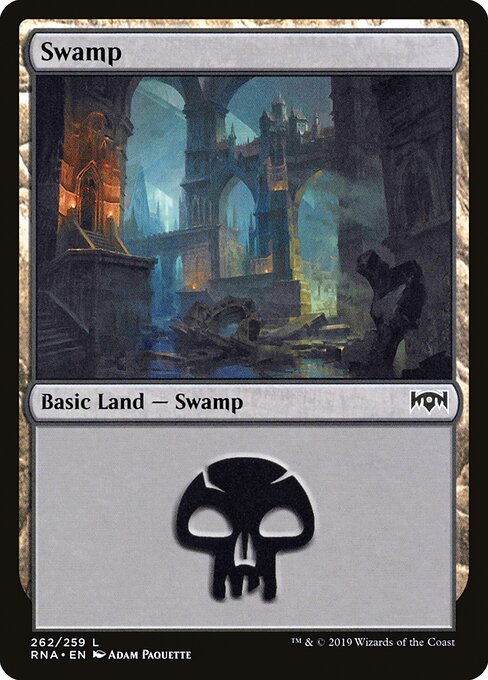Swamp – Ravnica Allegiance (RNA-262) Magic: The Gathering card | LC-REM-20260804-15151821750604-308809ad-c150-49b1-83e3-b78494156d7a