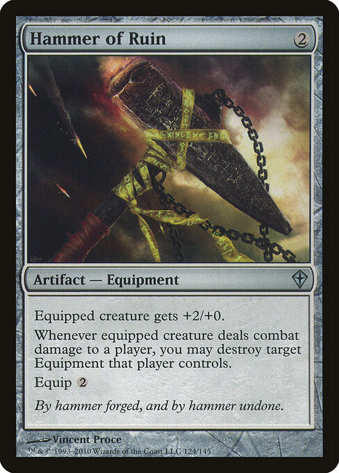 Hammer of Ruin – Worldwake (WWK-124) Magic: The Gathering card