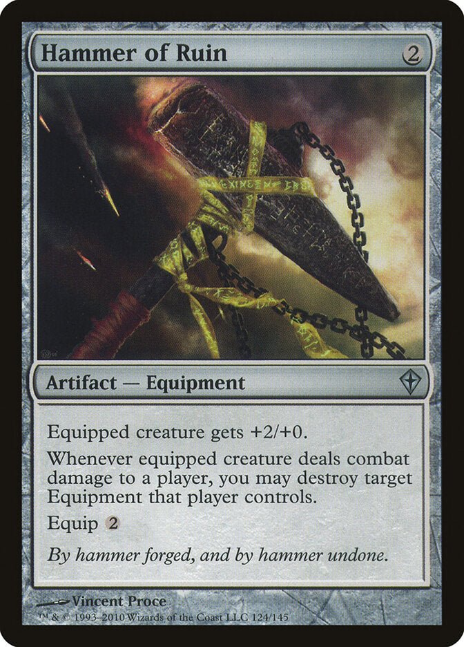 Magic-kaart Hammer of Ruin WWK-124 uit Worldwake (Uncommon) Hauptbild