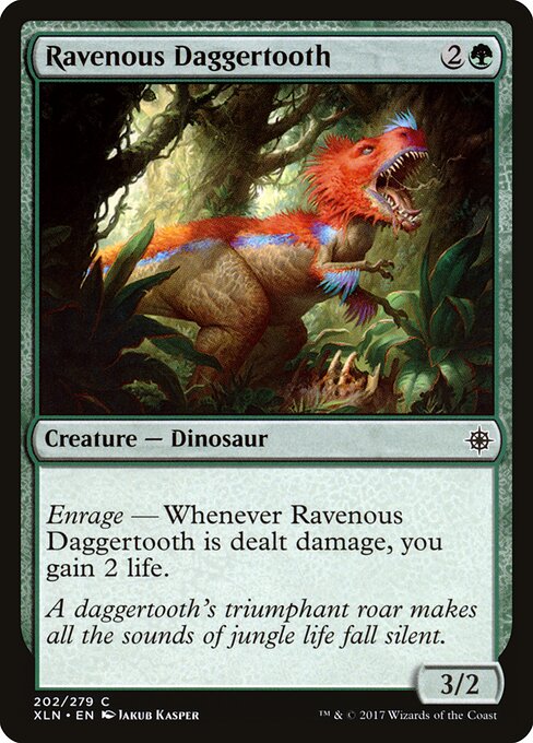 Ravenous Daggertooth – Ixalan (XLN-202) Magic: The Gathering card
