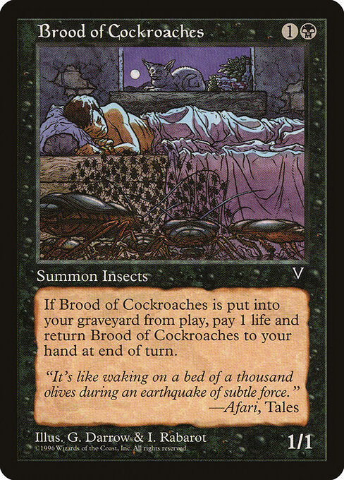 Brood of Cockroaches – Visions (VIS-53) Magic: The Gathering card | LC-REM-20260804-15339530912076-30b6150e-7d0c-4361-b99b-79de96dfc53a Hauptbild