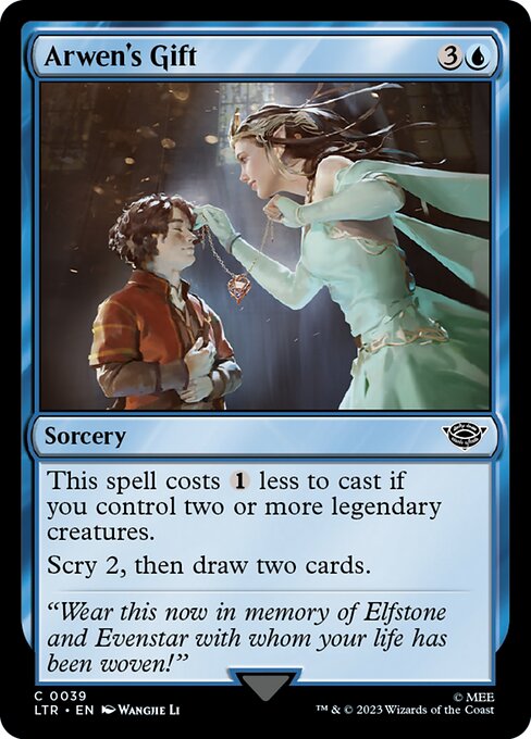 Arwen's Gift – The Lord of the Rings: Tales of Middle-earth (LTR-39) Magic: The Gathering card | LC-REM-20260804-15150948811084-30e1ec49-ad4f-4623-aeeb-dba07d6e6251 Hauptbild