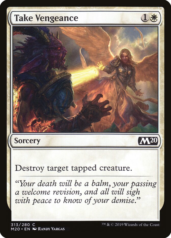 Magic-kaart Take Vengeance M20-313 uit Core Set 2020 (Common) Hoofdafbeelding