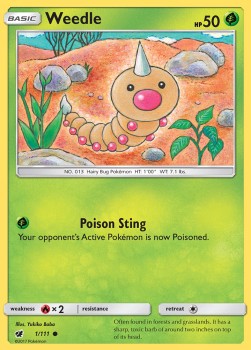 Weedle - Crimson Invasion (Common) [CIN-1] Imagen principal del producto