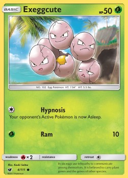 Exeggcute - Crimson Invasion (Common) [CIN-4] Hover Image