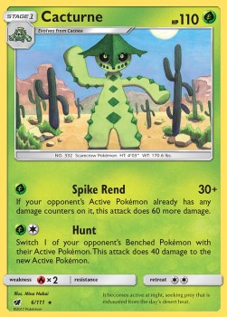 Cacturne - Crimson Invasion (Rare) [CIN-6] Hover Image