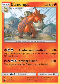 Camerupt - Crimson Invasion (Rare) [CIN-14] Hover Image