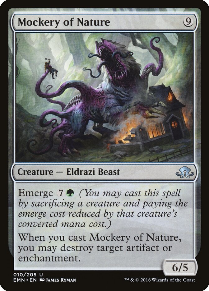 Mockery of Nature - Eldritch Moon (Uncommon) [EMN-10]