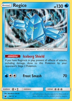 Regice - Crimson Invasion (Holo Rare) [CIN-28] Imagen principal del producto