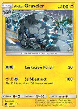 Alolan Graveler - Crimson Invasion (Uncommon) [CIN-33] Hover Image