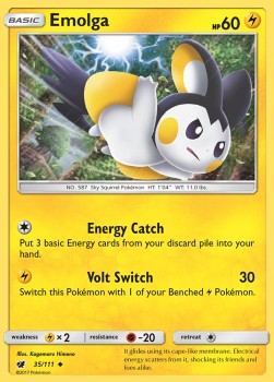 Emolga - Crimson Invasion (Uncommon) [CIN-35] Imagen principal del producto