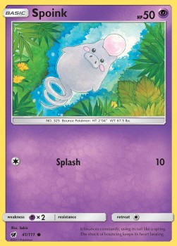 Spoink - Crimson Invasion (Common) [CIN-41] Hover Image