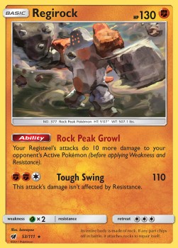 Regirock - Crimson Invasion (Rare) [CIN-53] Imagen principal del producto