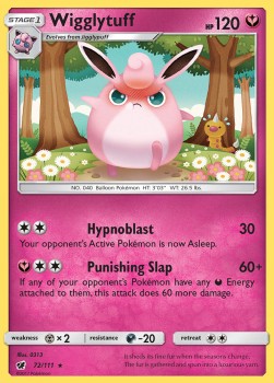 Wigglytuff - Crimson Invasion (Rare) [CIN-72] Main image