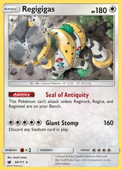 Regigigas - Crimson Invasion (Holo Rare) [CIN-84] Imagen principal del producto