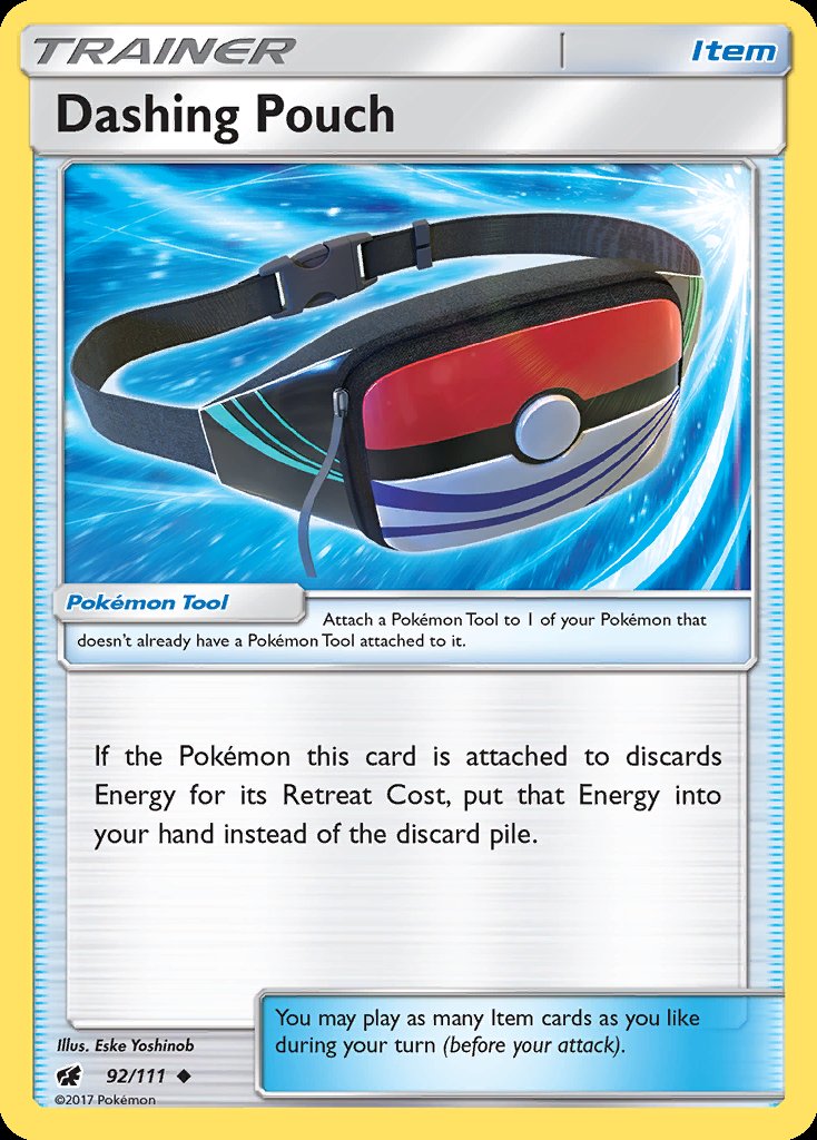 Dashing Pouch - Crimson Invasion (Uncommon) [CIN-92] Image principale du produit