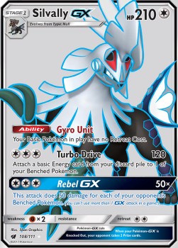 Silvally GX - Crimson Invasion (Ultra Rare) [CIN-108] Imagen principal del producto