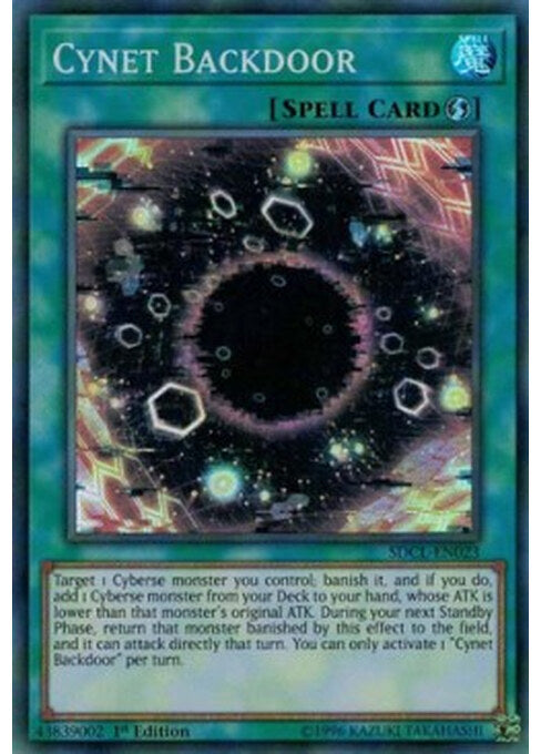 Cynet Backdoor — Structure Deck: Cyberse Link (SDCL-023) Yu-Gi-Oh! card Hauptbild