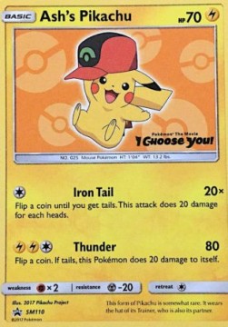 Ash's Pikachu - SM Black Star Promos (Promo) [SM-110] Main image