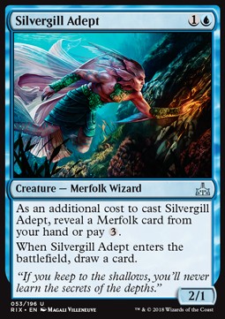 Silvergill Adept - Rivals of Ixalan (Uncommon) [RIX-53] Main image
