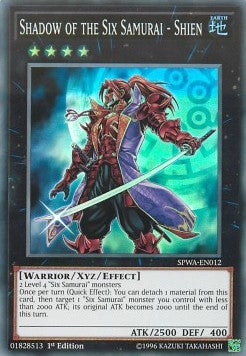 Shadow of the Six Samurai - Shien - Spirit Warriors (Super Rare) [SPWA-012] Hover Image