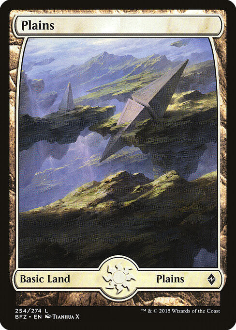 Plains – Battle for Zendikar (BFZ-254) Magic: The Gathering card