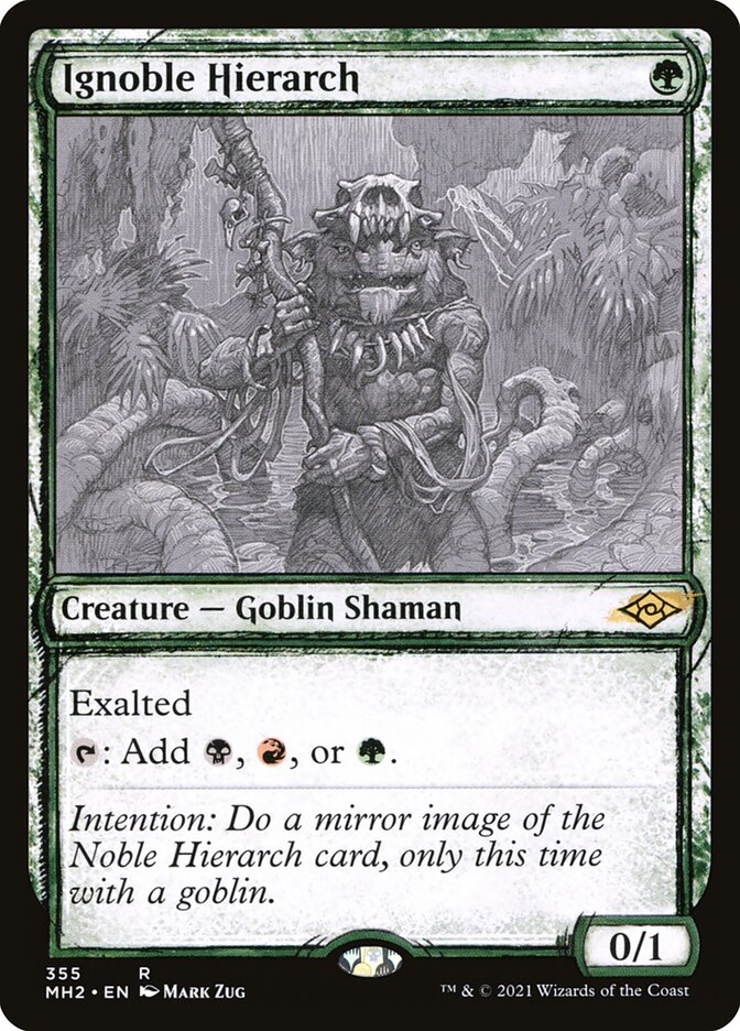 Magic-kaart Ignoble Hierarch MH2-355 uit Modern Horizons 2 (Rare)