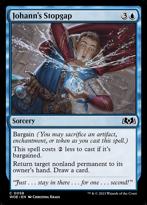 Johann's Stopgap – Wilds of Eldraine (WOE-58) Magic: The Gathering card