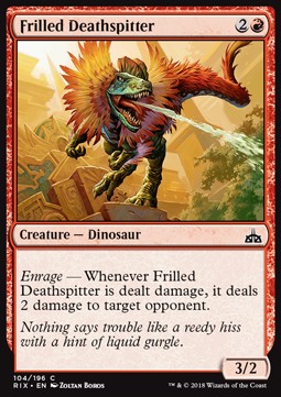 Frilled Deathspitter - Rivals of Ixalan (Common) [RIX-104] Main image