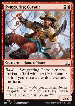Swaggering Corsair - Rivals of Ixalan (Common) [RIX-119] Immagine principale del prodotto