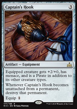 Captain's Hook - Rivals of Ixalan (Rare) [RIX-177] Hover Image