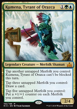 Kumena, Tyrant of Orazca - Rivals of Ixalan (Mythic) [RIX-162] Imagen principal del producto