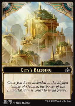 City's Blessing Token - Rivals of Ixalan (Token) [RIX-T06] Hauptbild