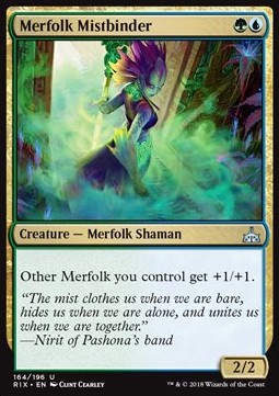 Merfolk Mistbinder - Rivals of Ixalan (Uncommon) [RIX-164] Immagine principale del prodotto