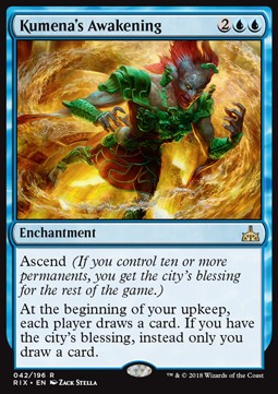 Kumena's Awakening - Rivals of Ixalan (Rare) [RIX-42] Imagen principal del producto