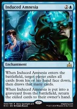Induced Amnesia - Rivals of Ixalan (Rare) [RIX-40] Main image