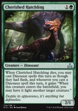 Cherished Hatchling - Rivals of Ixalan (Uncommon) [RIX-124] Immagine principale del prodotto