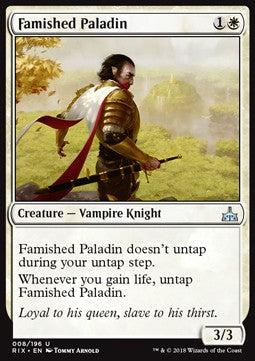 Famished Paladin - Rivals of Ixalan (Uncommon) [RIX-8] Main image