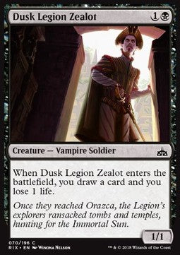 Dusk Legion Zealot - Rivals of Ixalan (Common) [RIX-70] Immagine principale del prodotto