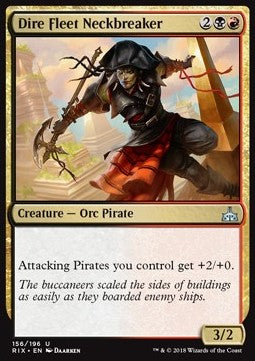 Dire Fleet Neckbreaker - Rivals of Ixalan (Uncommon) [RIX-156] Immagine principale del prodotto