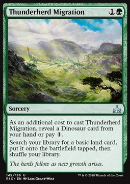 Thunderherd Migration - Rivals of Ixalan (Uncommon) [RIX-149] Immagine principale del prodotto