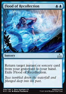 Flood of Recollection - Rivals of Ixalan (Uncommon) [RIX-38] Main image