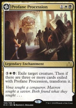 Profane Procession // Tomb of the Dusk Rose - Rivals of Ixalan (Rare) [RIX-166] Hoofdafbeelding